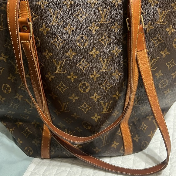 AUTHENTIC VINTAGE LOUIS VUITTON TOTE BAG LARGE - Picture 8 of 10